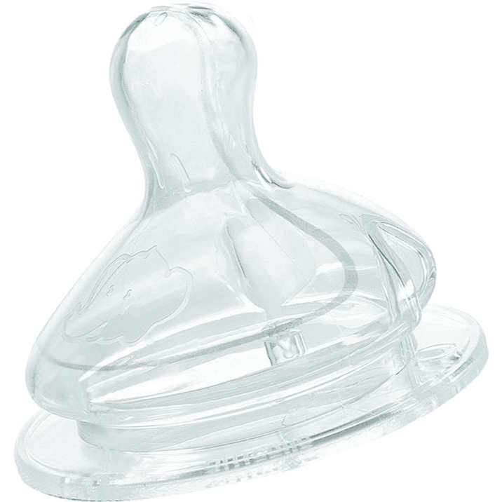 Bebeconfort Wide Base Feeding Teat Silicone Transition - Size 0 - Pack Of 2