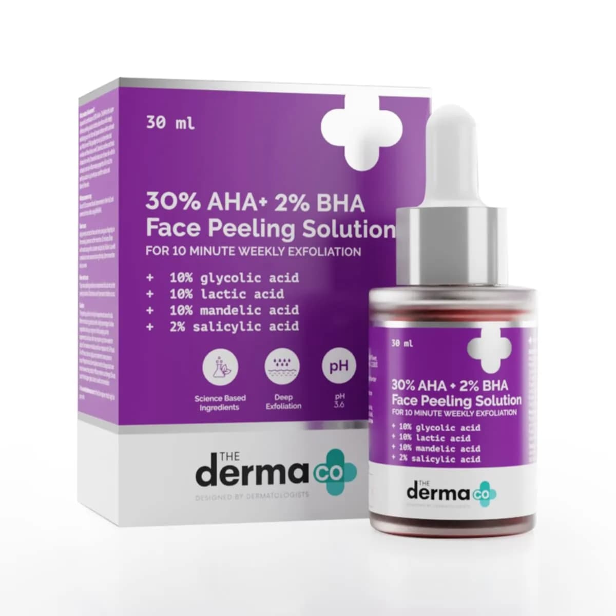 DERMA CO 30% AHA + 2% BHA PEELING SOLUTION 30 ML