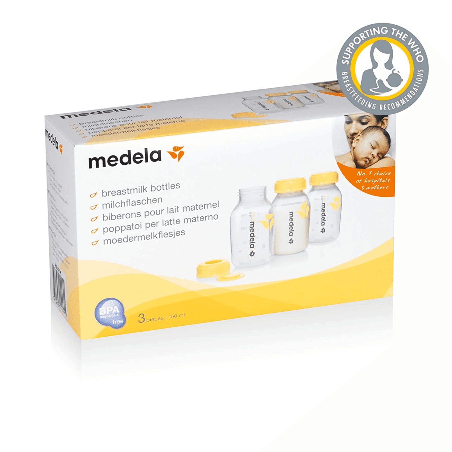 Breast Milk Bottles 150Ml(3Pcs)