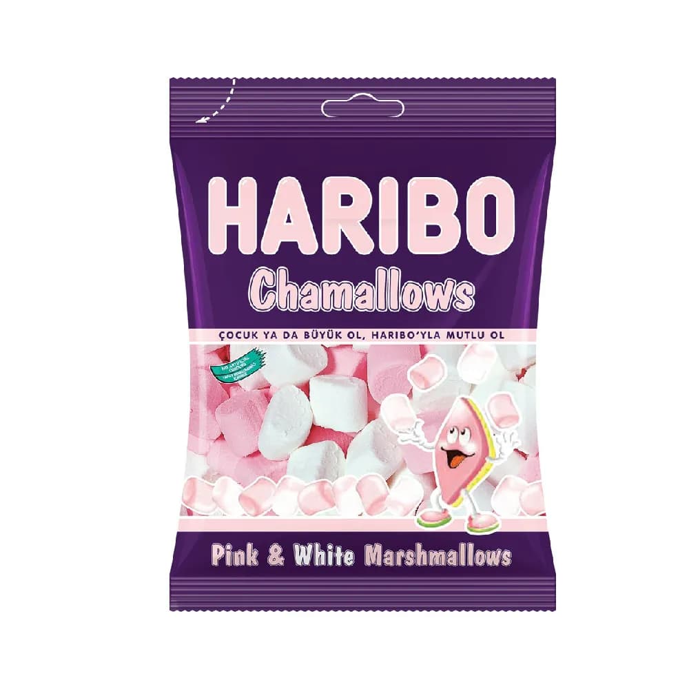 Haribo Chamallows Pink  White 70gm