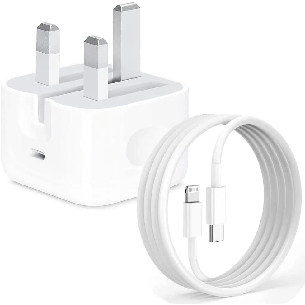 Power Adapter 20W Type-C & Type-C to Lightning Fast charging cable 20W