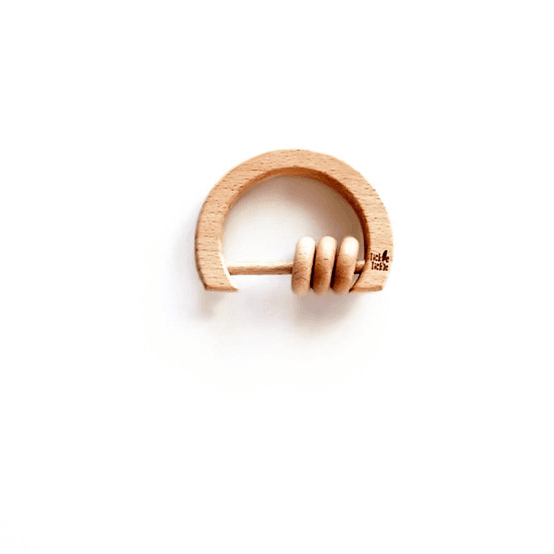 Tickle Tickle Organic Wooden Rattle (Buy 1 Get 1 Free)