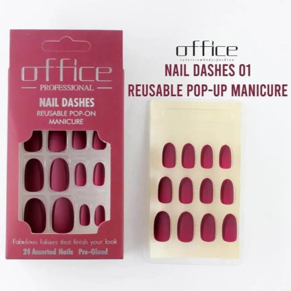 Office Nails - Matte Velvet Self- Adhesive - 01