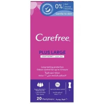 CAREFREE LARGE LIGHT SCENT 20'S