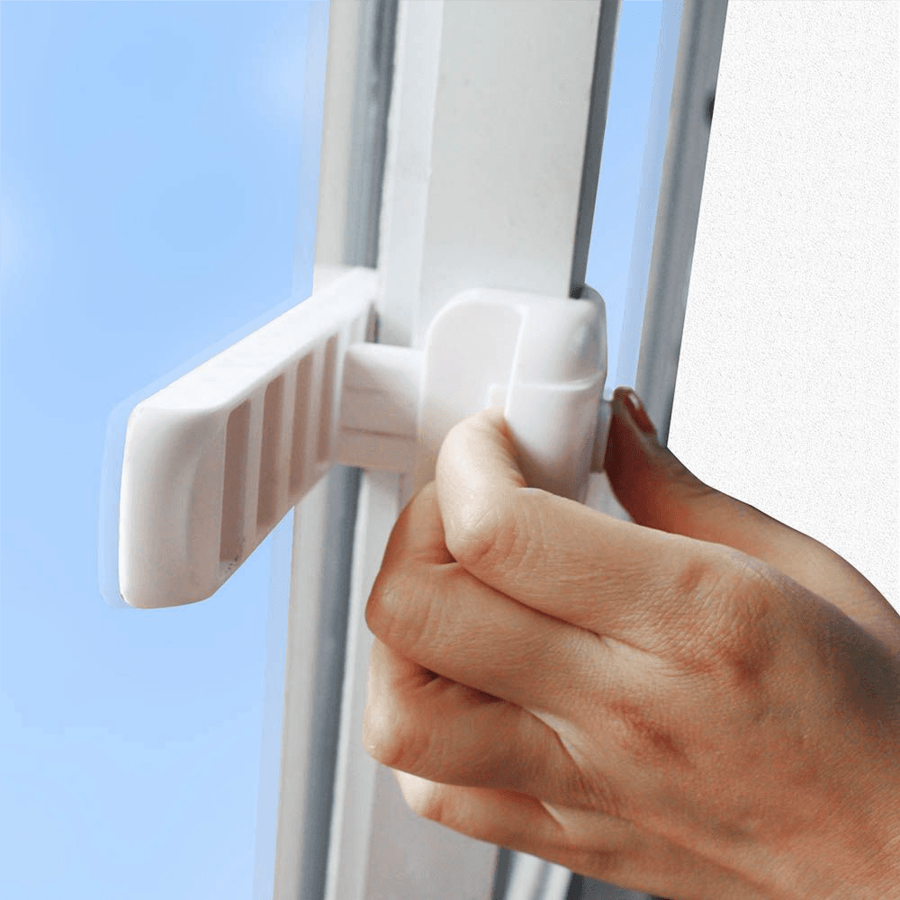 Mini Melody Window Lock White