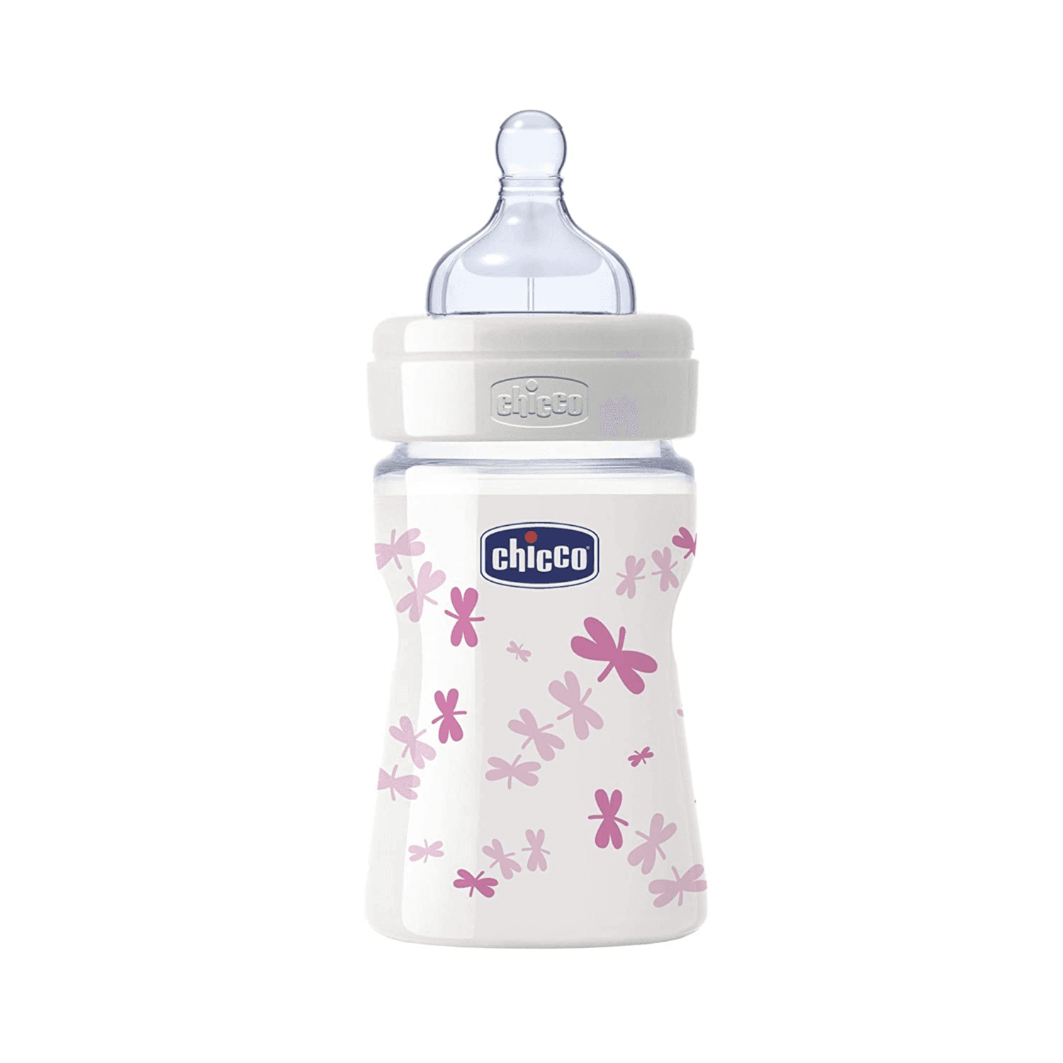Chicco Bottle Wb Glass Deco Grl 150 Norm Sil