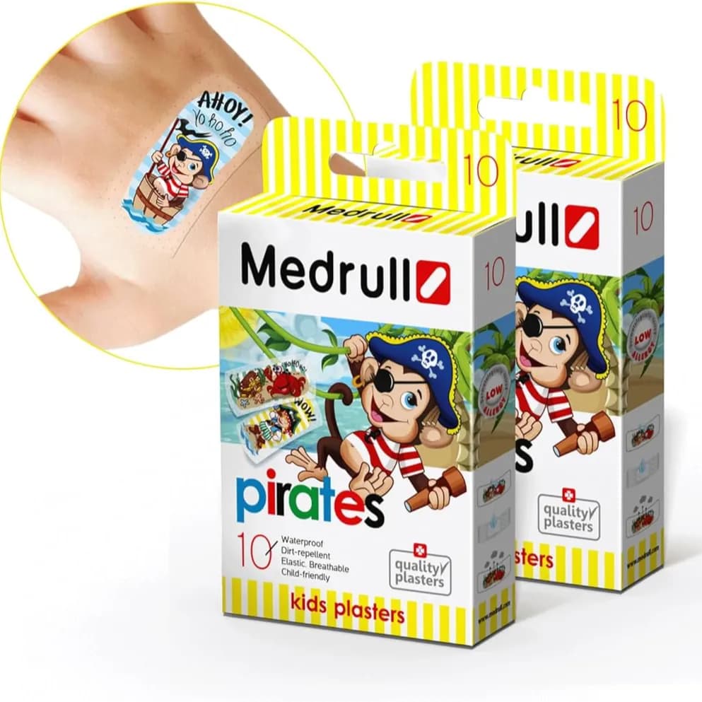 Medrull Plaster Pirates for Kids N10