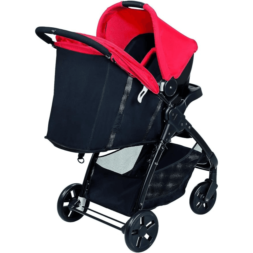 Safety 1St Amble 2 In 1 Travel System Plain Red (Buy 1 Get 1 Free)