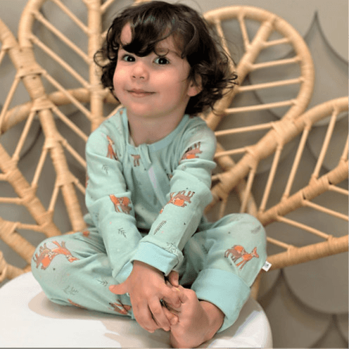 Tickle Tickle Dasher Zipup Organic Sleepsuit 1-3 Months (Buy 1 Get 1 Free)