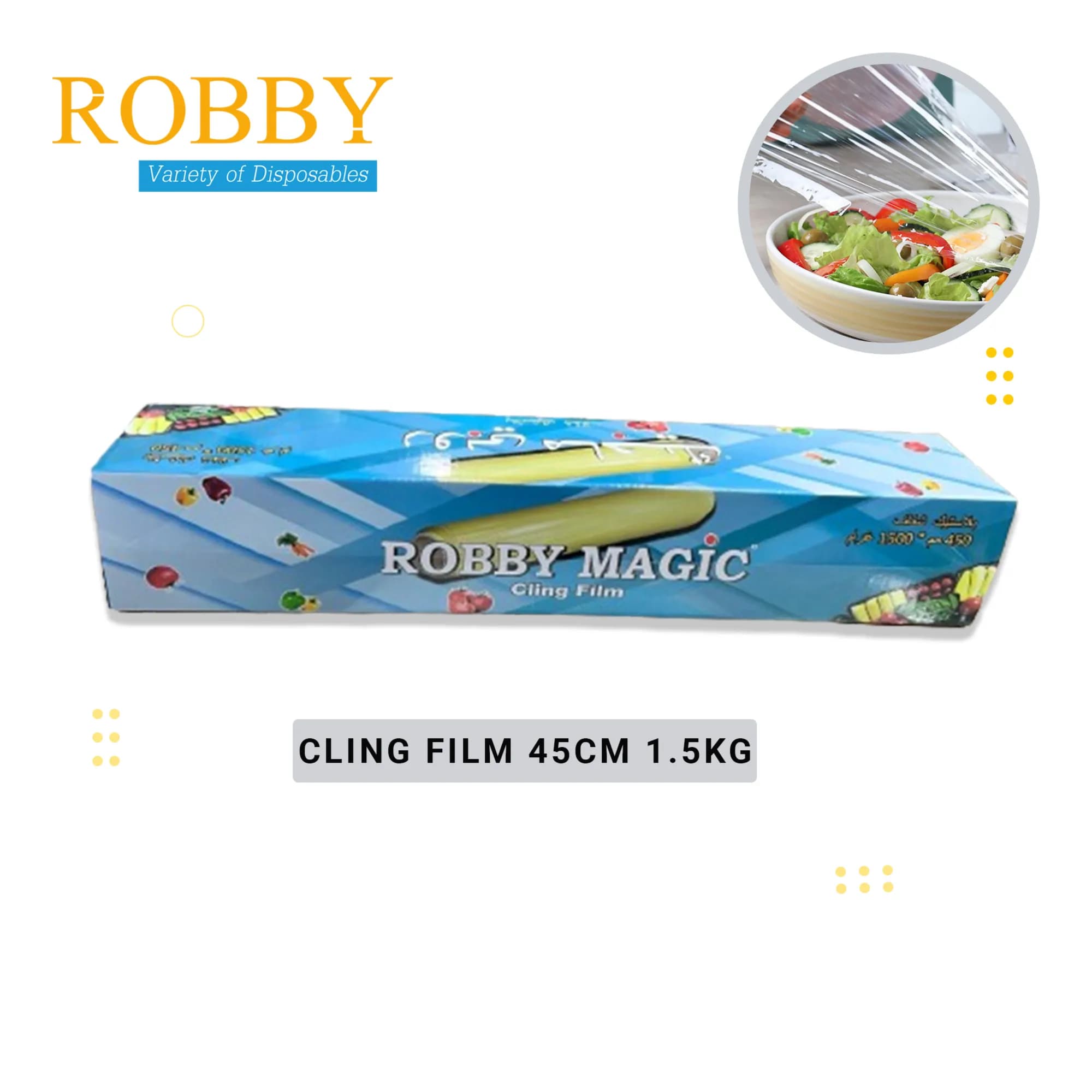 Cling Film 1.5Kg X 45Cm