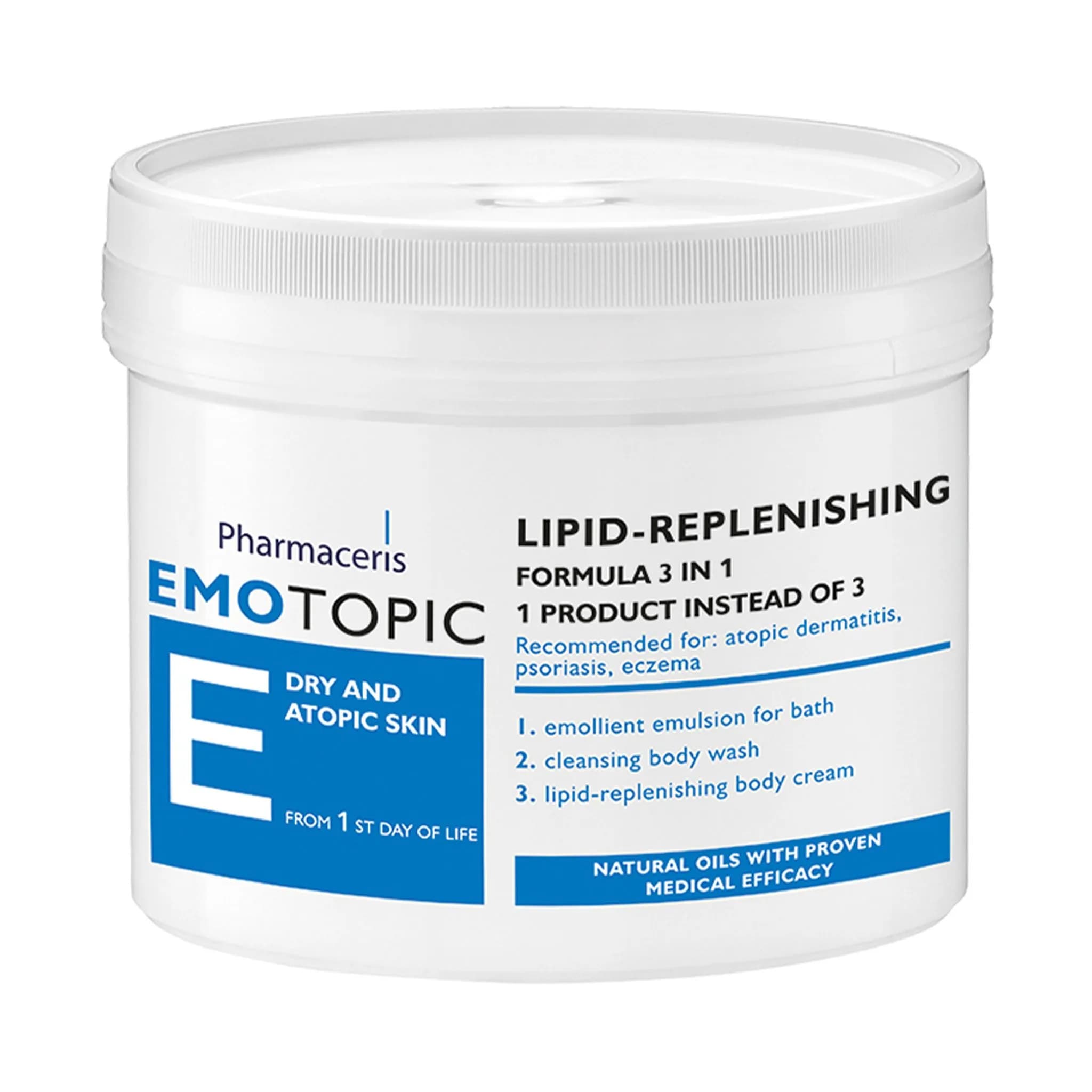 Pharmaceris Emotopic Lipid-Replenishing 3In1 For Body 500Ml