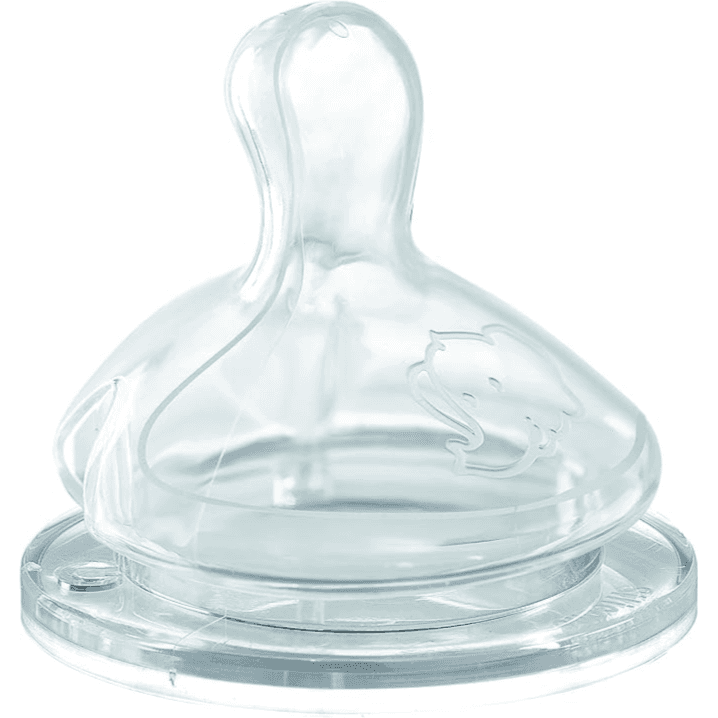 Bebeconfort Wide Base Feeding Teat Silicone Transition - Size 0 - Pack Of 2