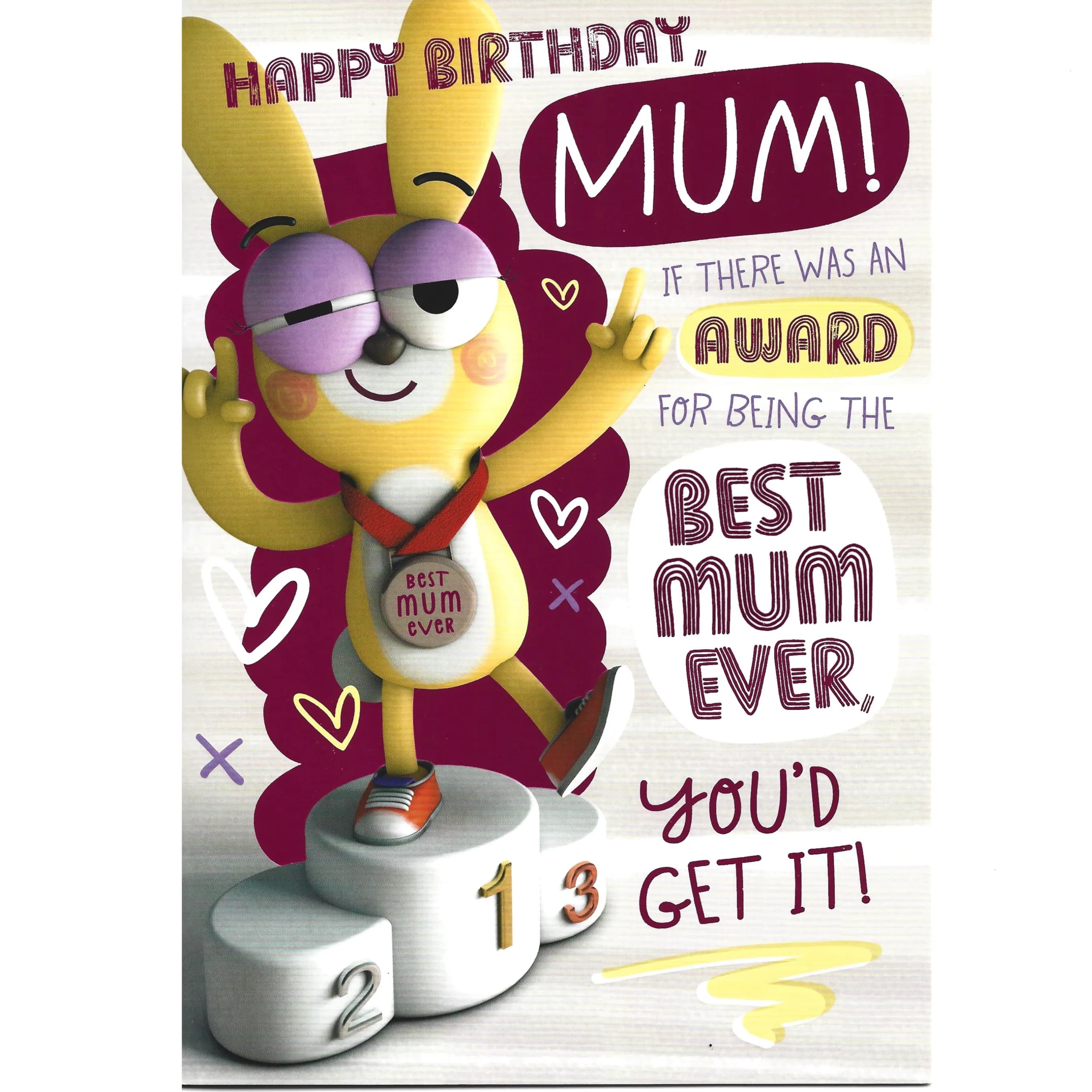 Happy Birthday Card for Mum