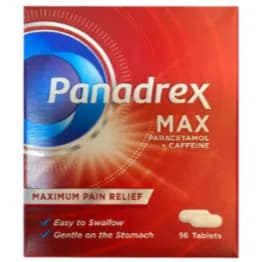 PANADREX 500MG MAX+ CAFFAINE 96,S