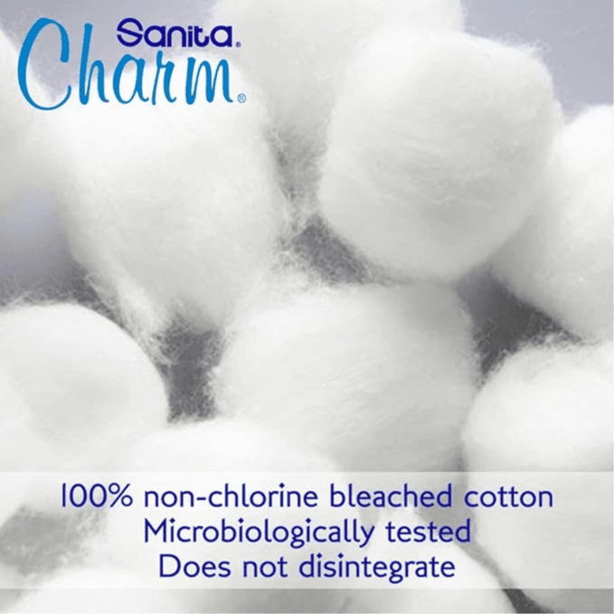 Charm Cotton Balls 2X100'S