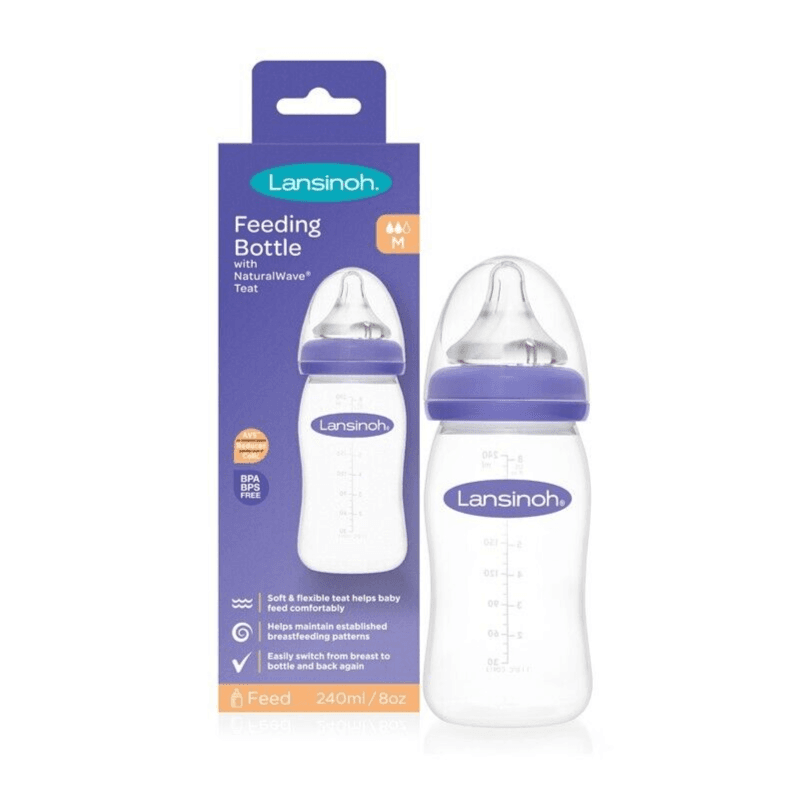 Lansinoh plastic Feeding Bottle- 240ml