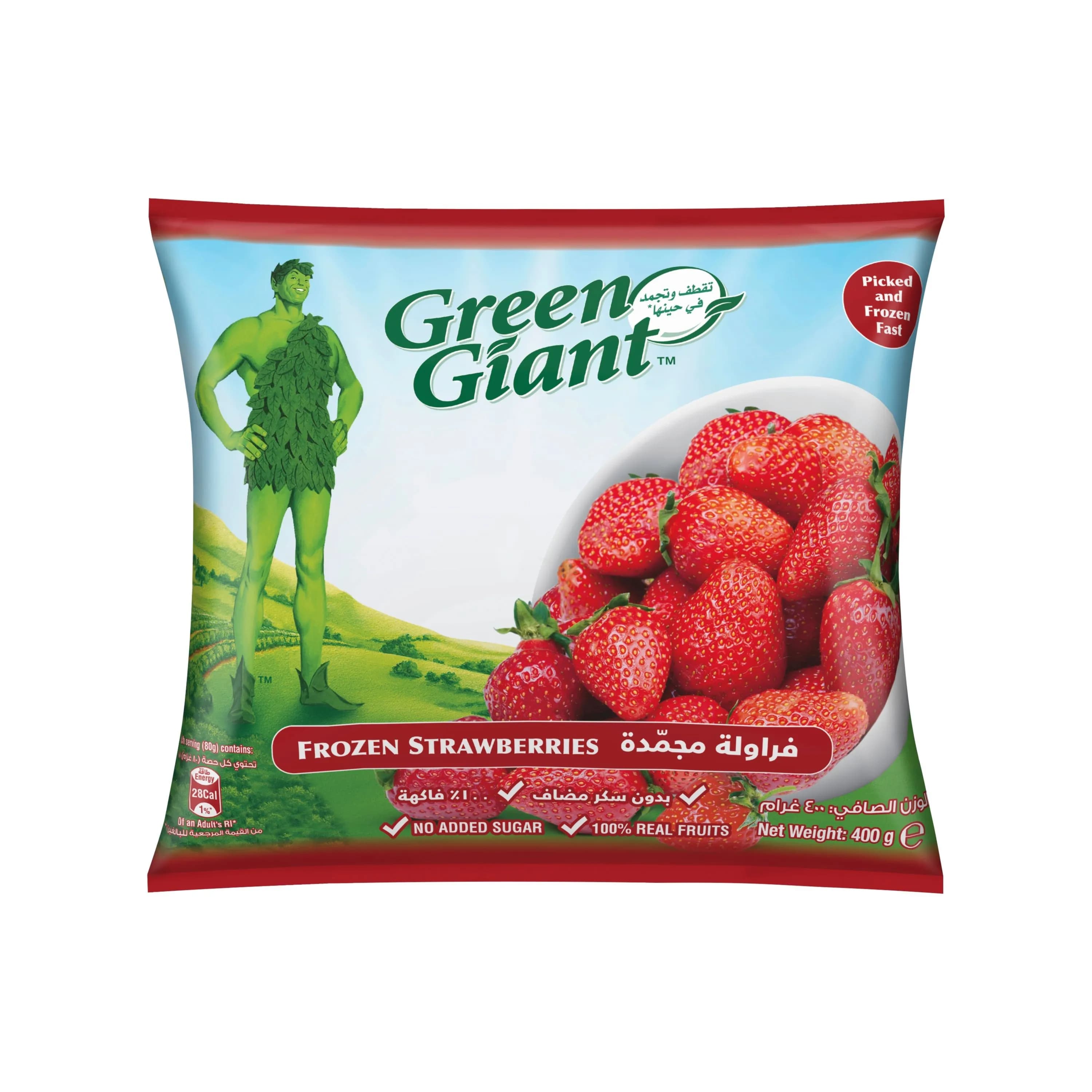 Green Giant Frozen Fruit Strawberries 400 Gm