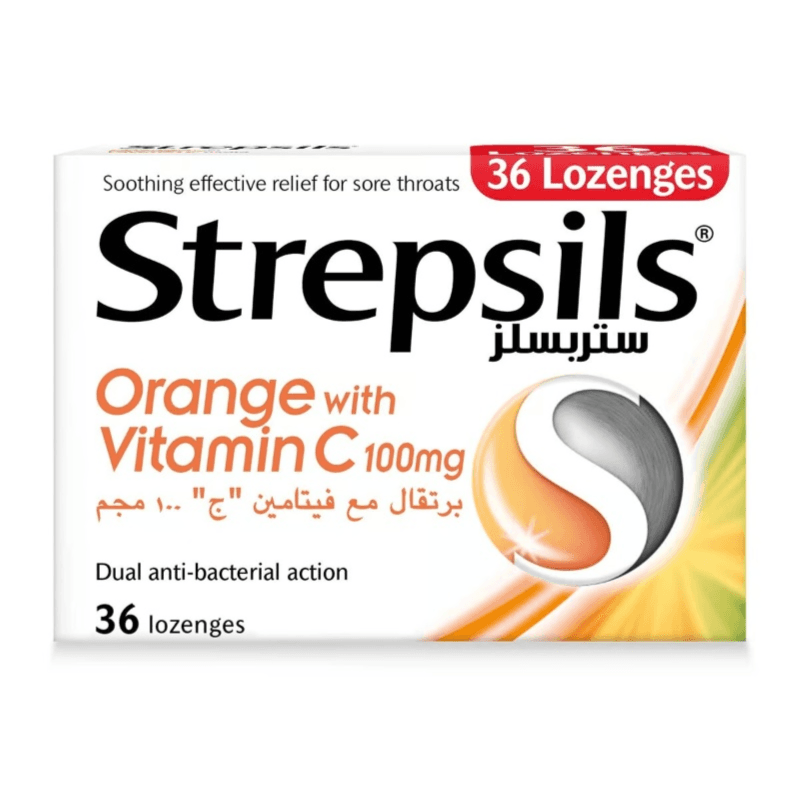Strepsils Orange And Vitamin C 36s