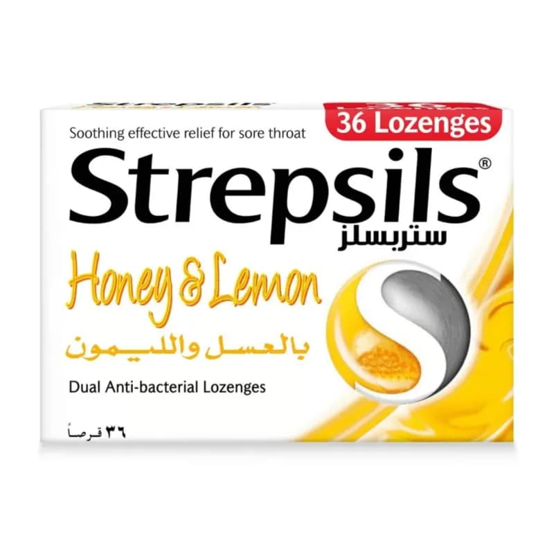 Strepsils Honey And Lemon Lozenges 36s