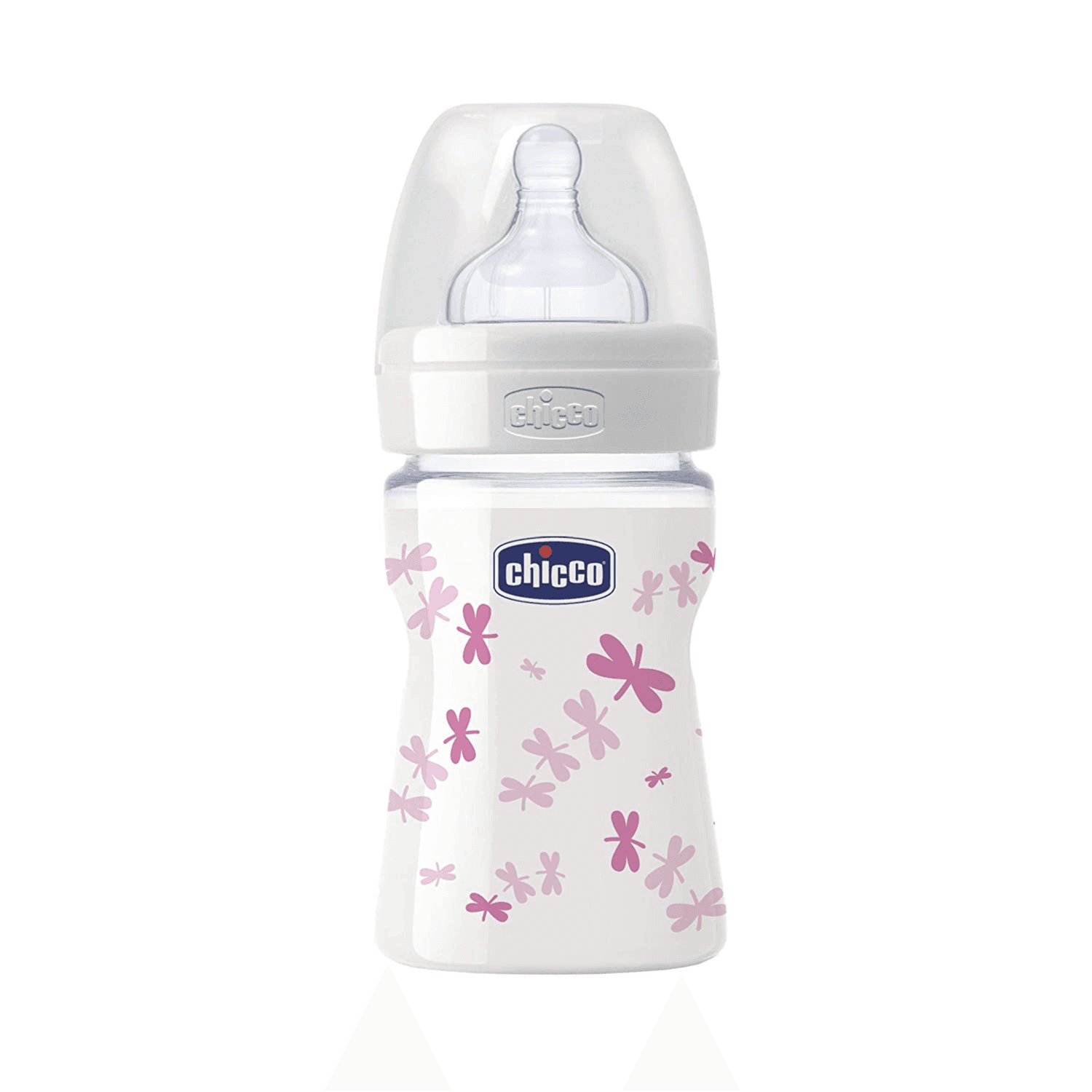 Chicco Bottle Wb Glass Deco Grl 150 Norm Sil