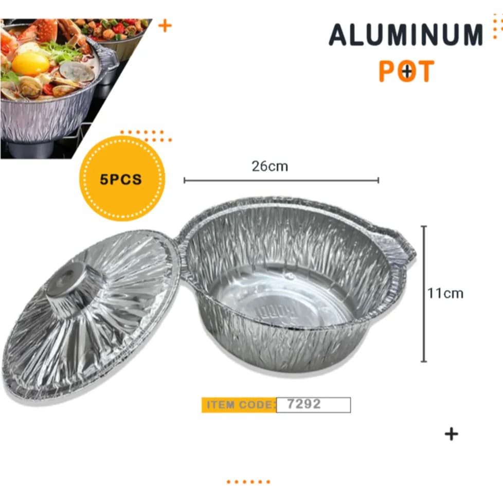 Aluminum Pot 7292 (5Pcs)