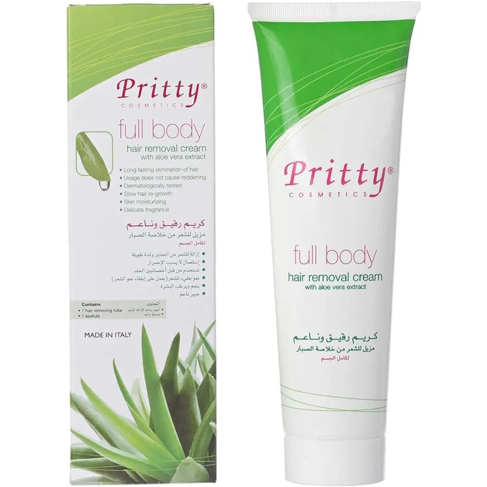 Pritty Full body hair removal cream with aloe vera extract 150ml