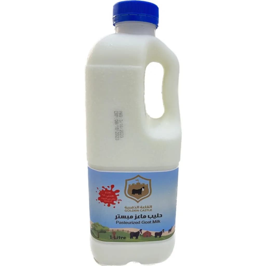 Fresh and pasteurized goat's milk 1 Liter