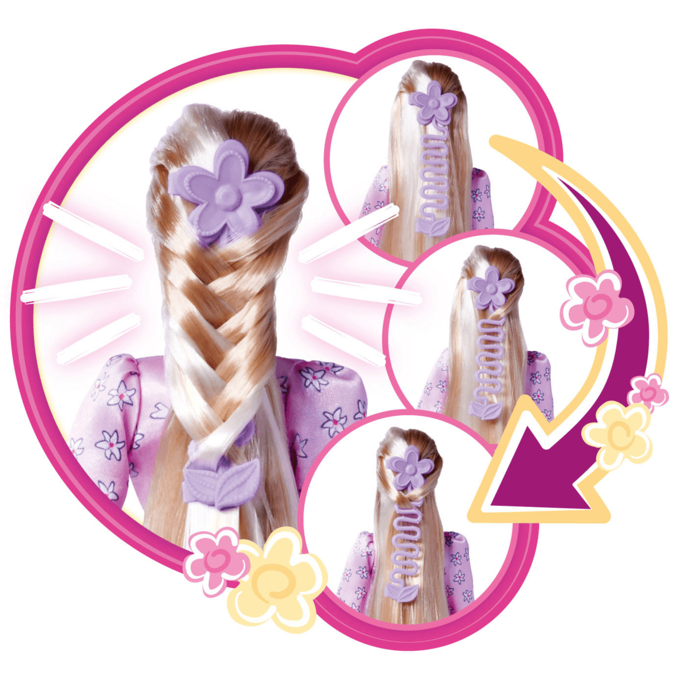 Steffi Love Fashion Doll Flower Hair