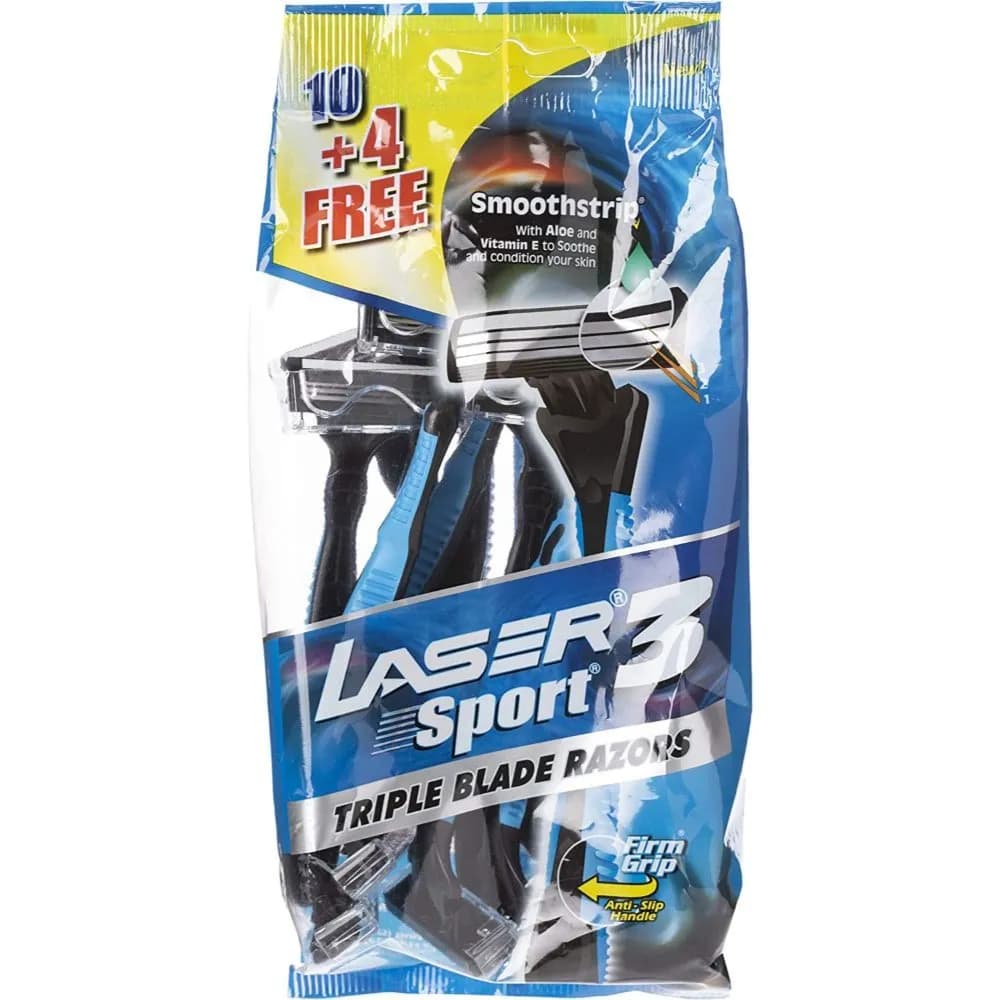 Laser Sport 10+4 Triple Pack Regular