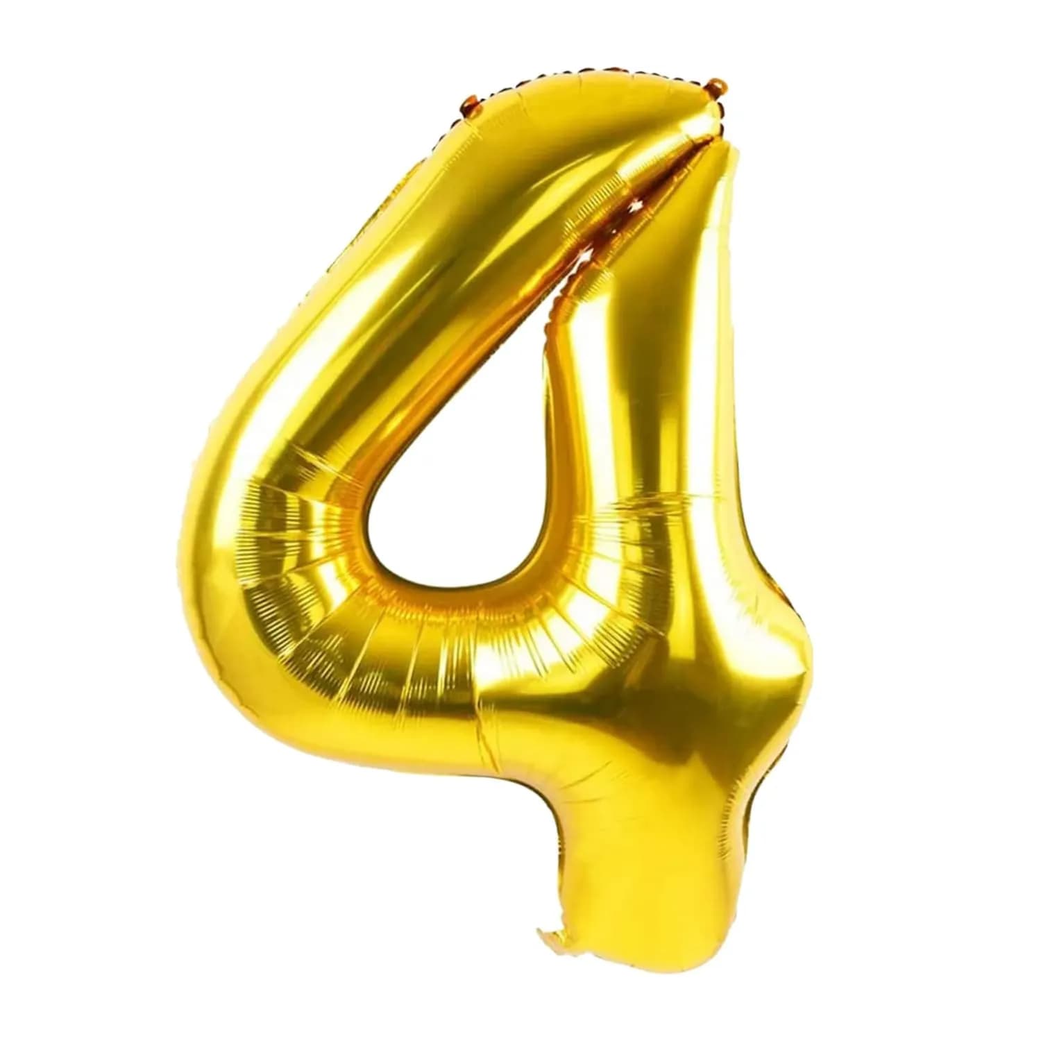 32 Inch Gold Number 4 Balloon With Helium