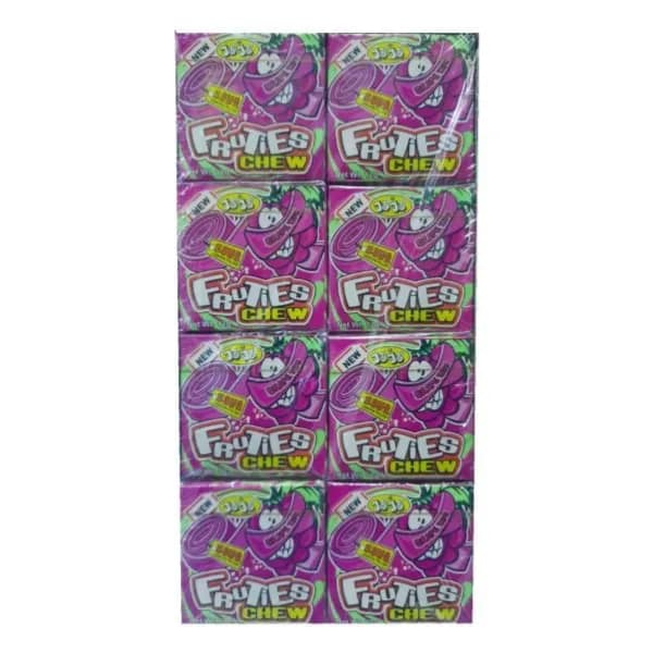 Jojo Fruties Grape Chew 18g