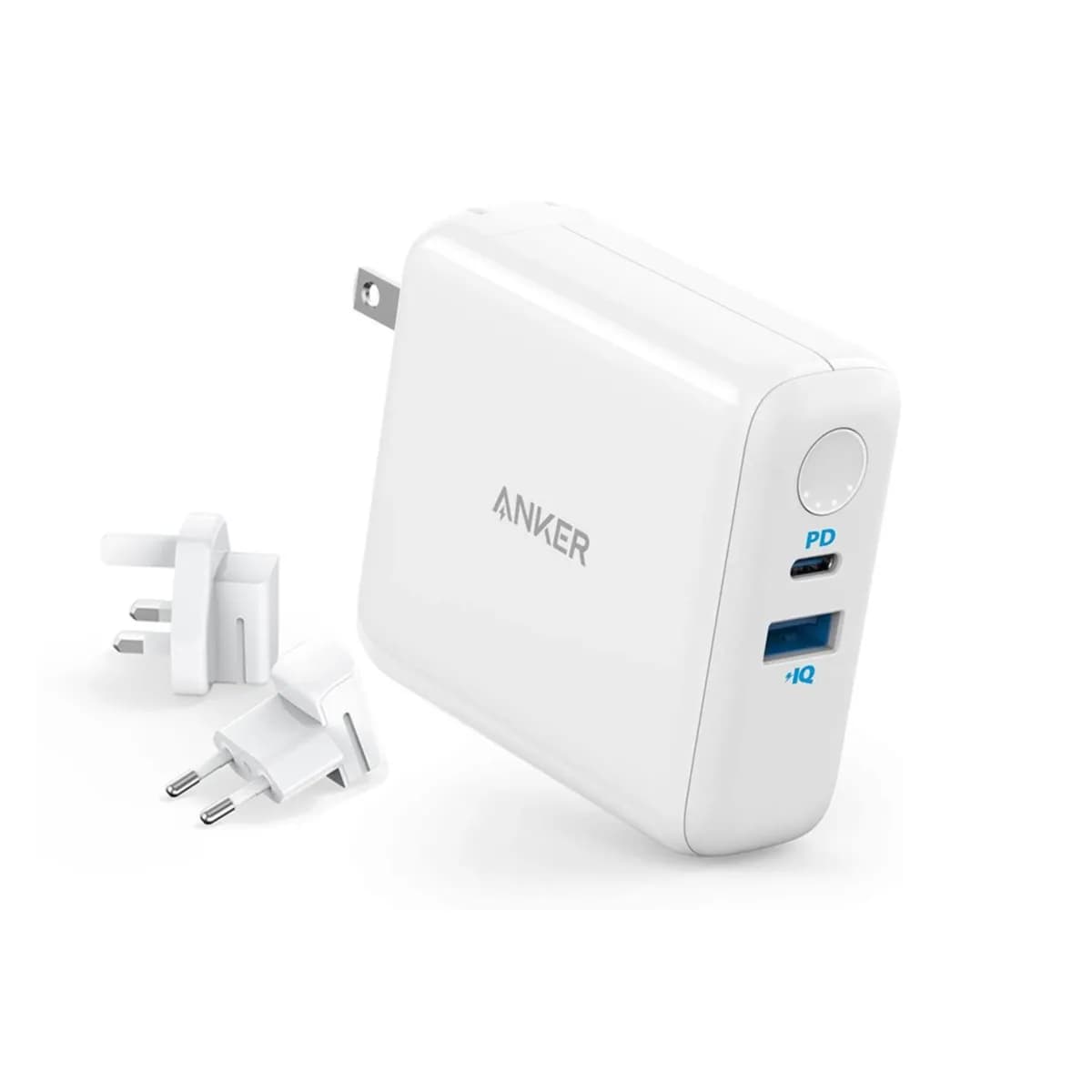 Anker 2 in 1 Battery & Wall charger powercore fusion 5k PD 18W USB-C (UK and EU travel charger, adapter for iPhone - Galaxy -iPad and More)