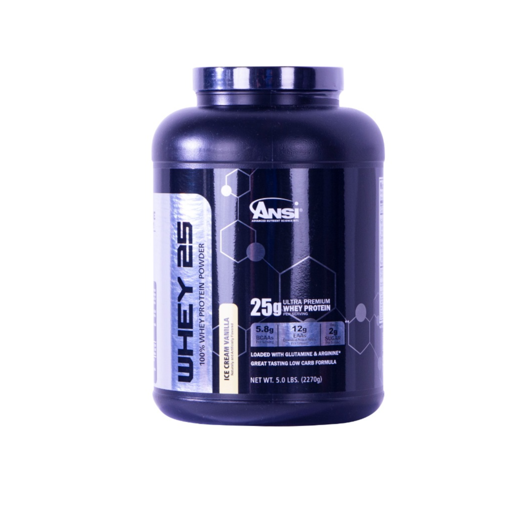 Ansi Pro-series Whey 25 Ice Cream Vanilla 5lb