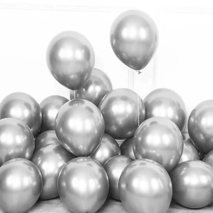 Silver Chrome Balloon