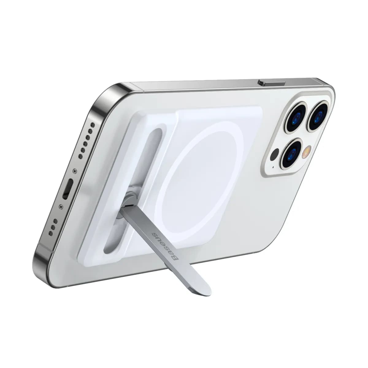 Baseus Foldable MagSafe Stand for iPhone (white)