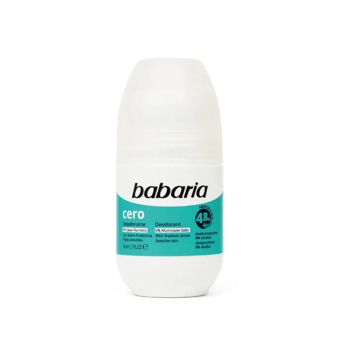 Babaria Cero Deodorant Roll on Aluminium free for sensitive skin 50ml