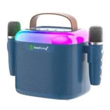 Newrixing Wireless Speaker& Karaoke Microphone blue