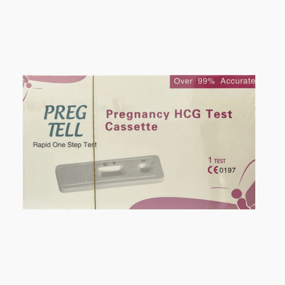 Preg Tell Hcg Pregnancy Test Cassette 1T Device 1 PC