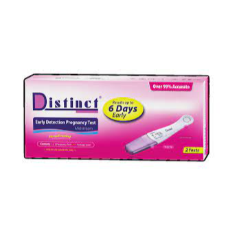 distinct early pregnancy test 2 tests