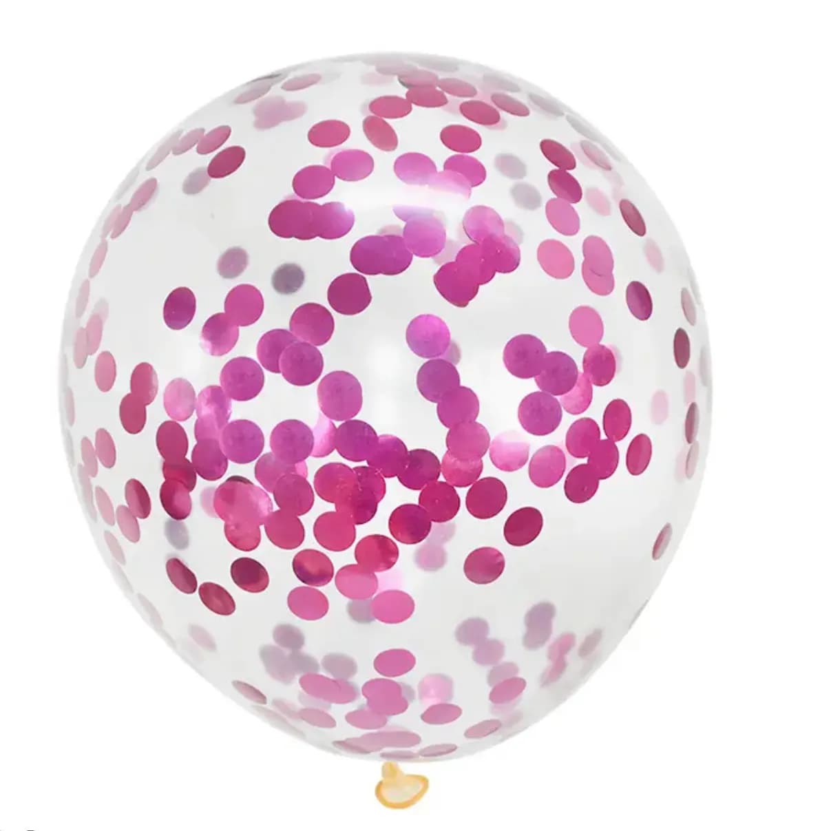 Pink Confetti Helium Balloon