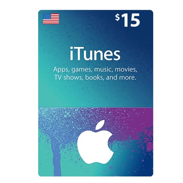 Apple iTunes Gift Card USD 15 (USA)