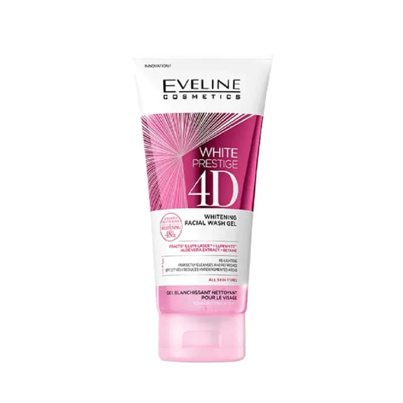 Eveline White Prestige 4D Whitening Facial Wash Gel 200 ml