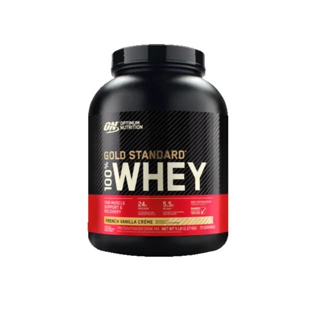 Optimum Nutrition Gold Standard 100% Whey Protein, French Vanilla, 5 LB