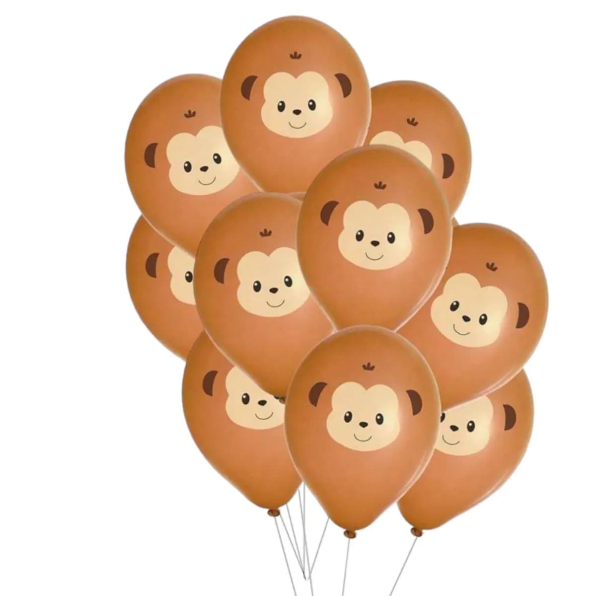 10 Helium Balloon Monkey