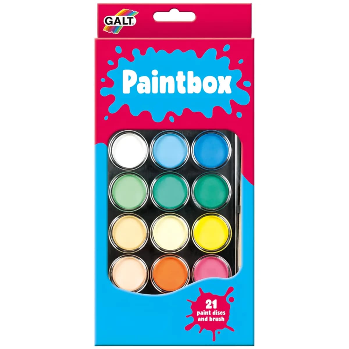 Galt watercolour paint With Brush For Art And Crafts Drawing And Painting- Pack Of 21 Paints (WCFS27)