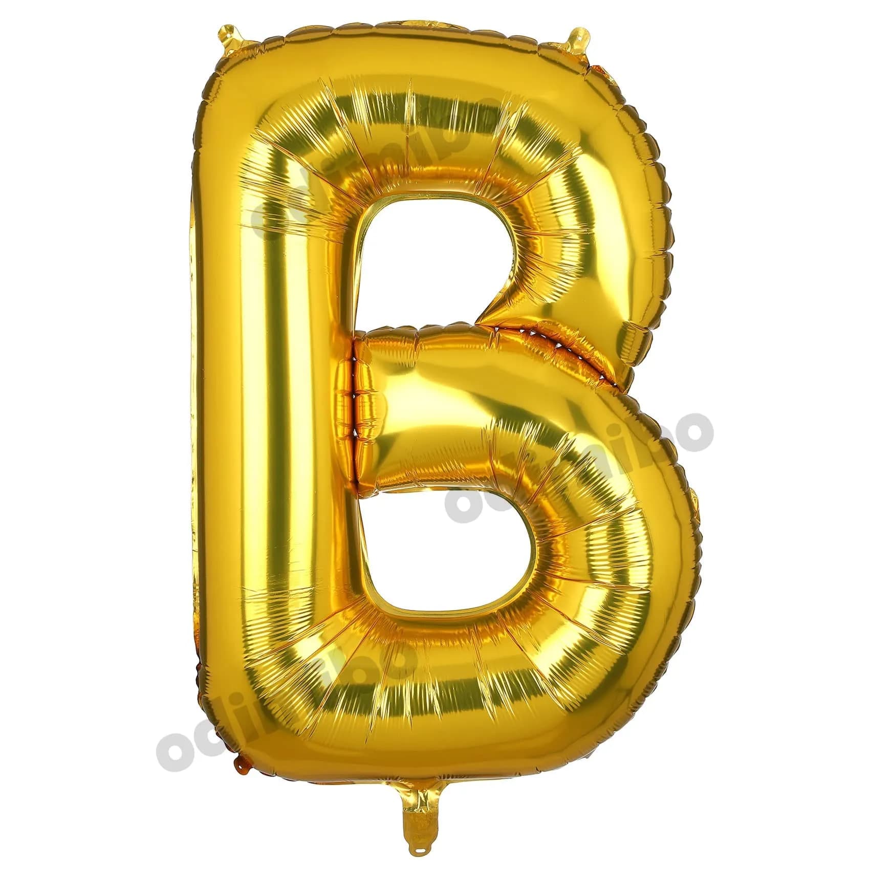 32 Inch Gold Letter B Balloon With Helium