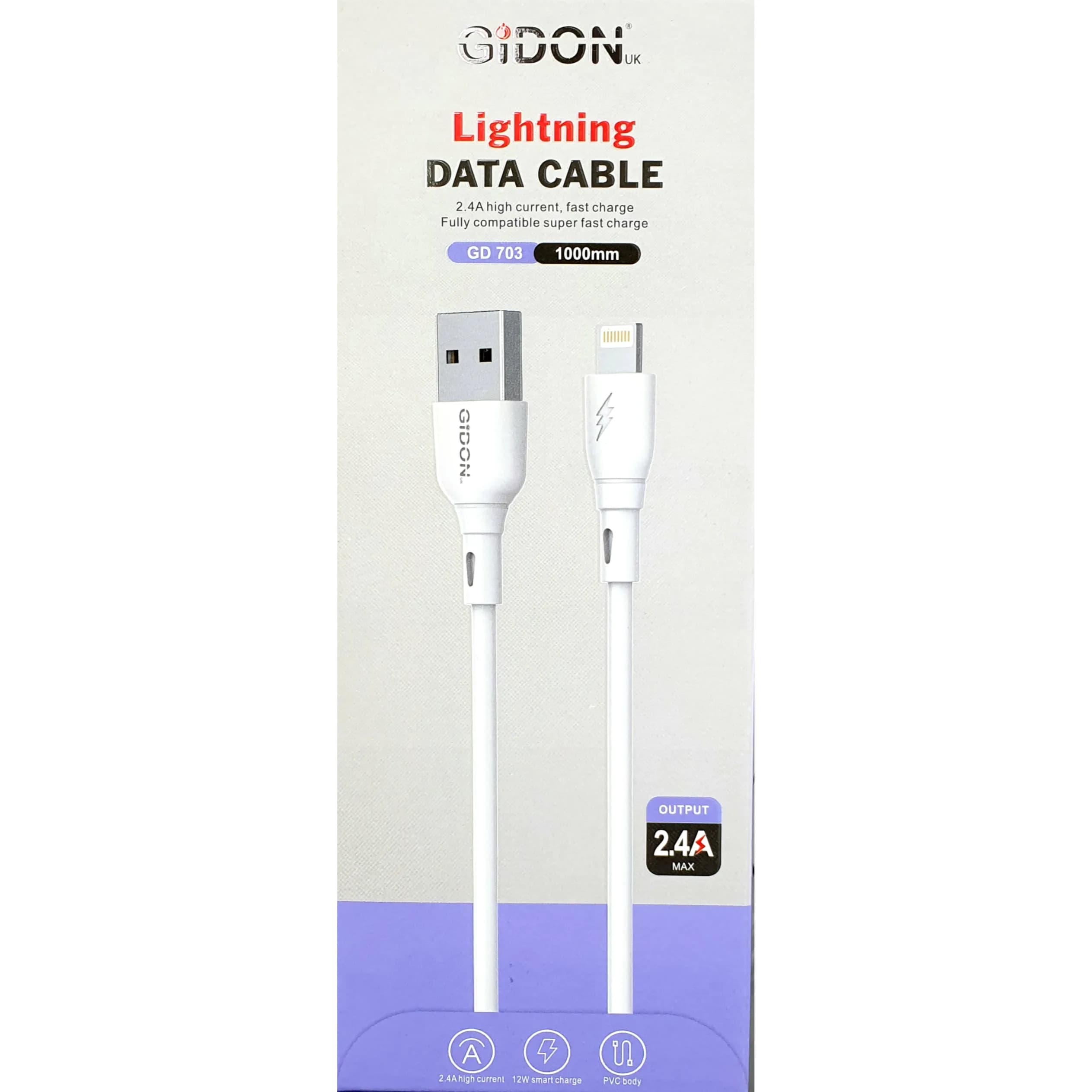 Gidon USB-A to Lightning Data cable GD-703