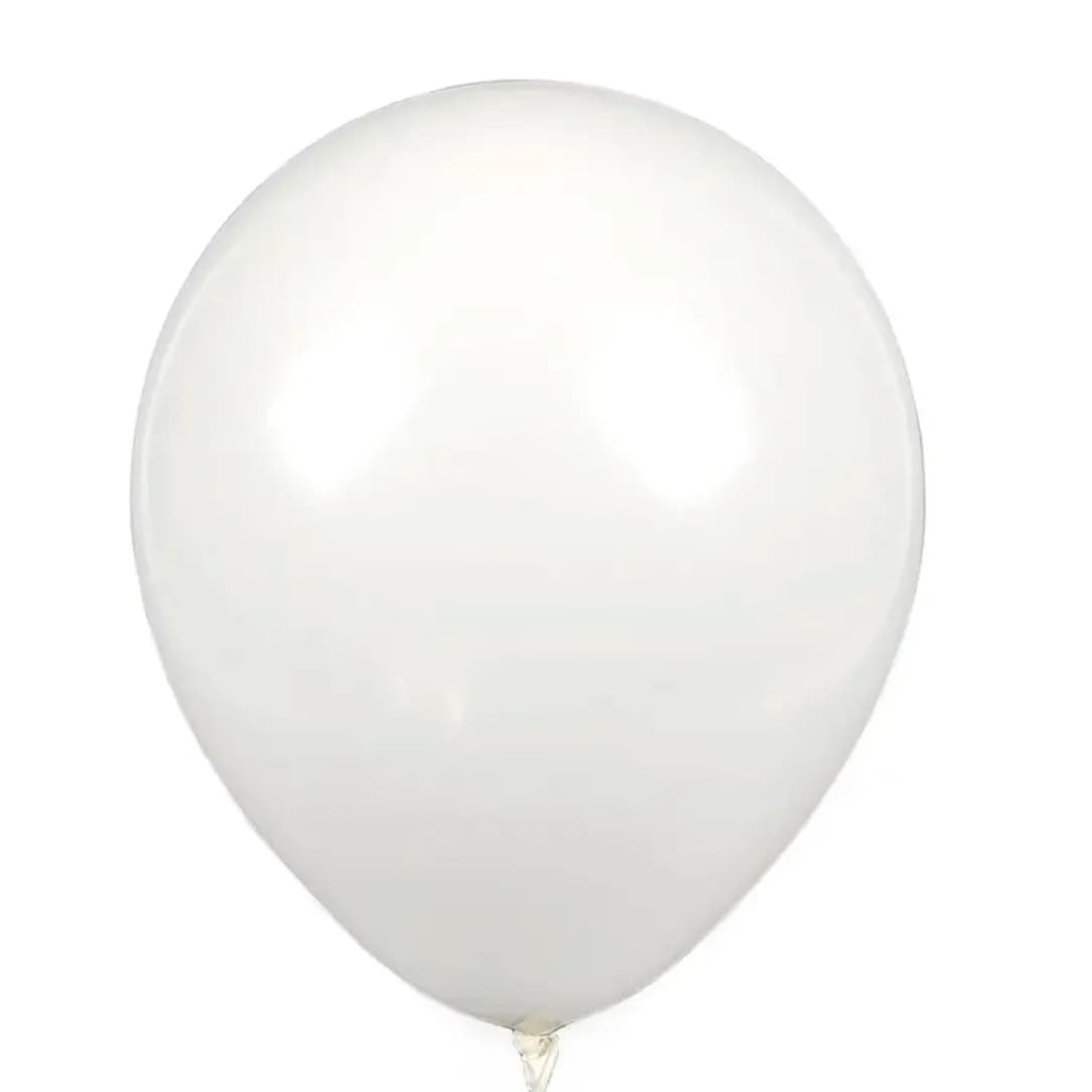 White Helium Balloon