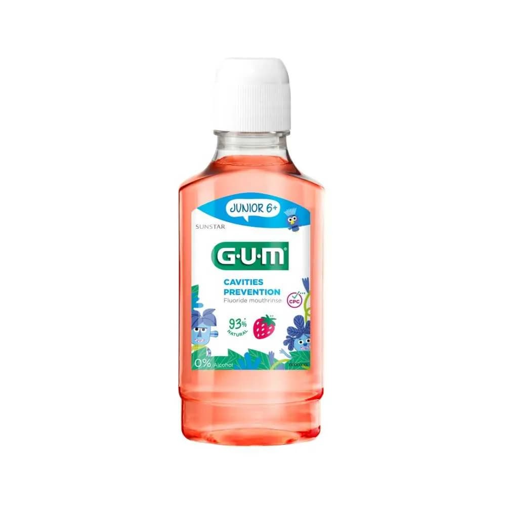 GUM junior +6 cavities prevention M.W 300ml