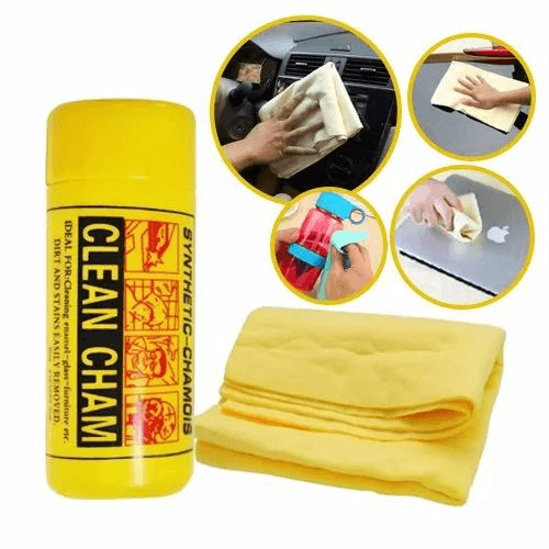 Clean Cham-Cleaning glass Dirt and Stains Easily Removed, Synthetic-Chamois -43x32x0.2CM FF2039